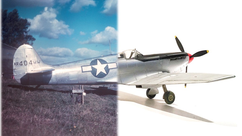 A War Weary Spitfire MkV of the 7th Photographic Reconnaissance Group at Mount&nbsp;Farm